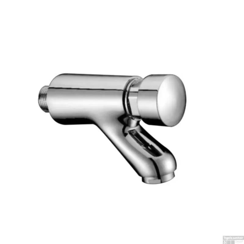 Finale Uitverkoop Toiletkraan Best Design Delay Wand Zelf sluitend Chroom