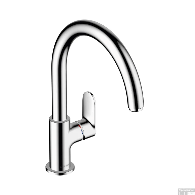 Uitverkoop Keukenmengkraan HansGrohe Vernis Blend M35 Eengreeps Met Draaibare Uitloop Chroom