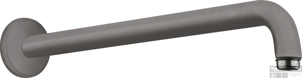 Hansgrohe douche-arm 389 mm, Brushed Black Chrome Favoriet