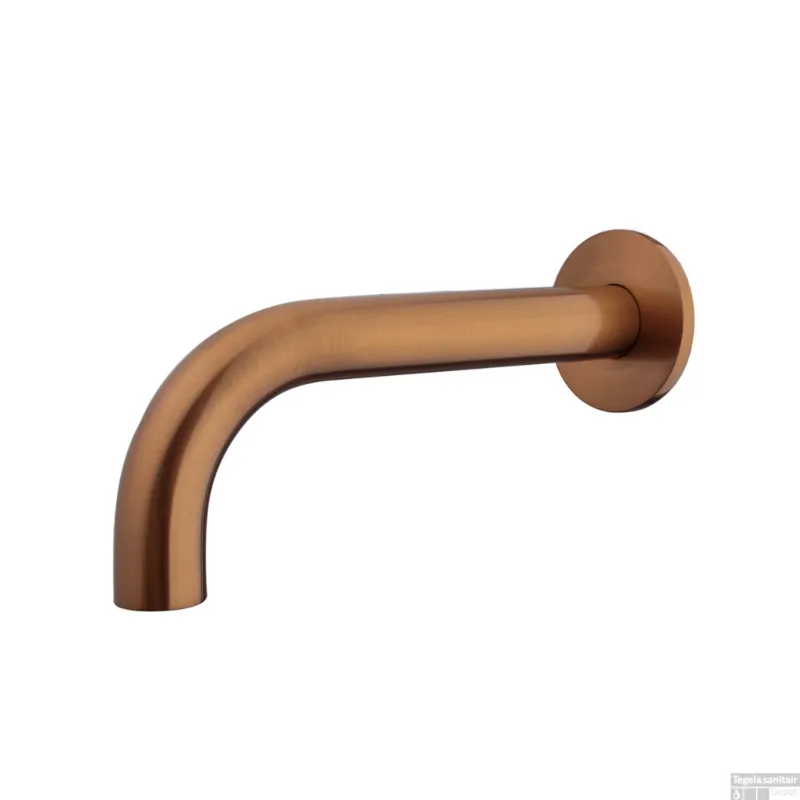 Uitloop Inbouw Rond Wiesbaden 20 cm 1/2‘‘ Geborsteld Brons Koper Populair
