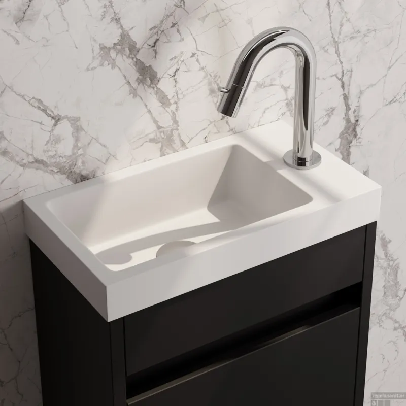Gecertificeerd Opbouw Fonteinkraan Brauer Chrome Edition Met Gebogen Uitloop Chroom