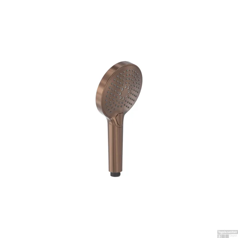 Handdouche MAY 3-Standen Met Antikalk Nozzles Geborsteld Mat Koper PVD Beste Prijs