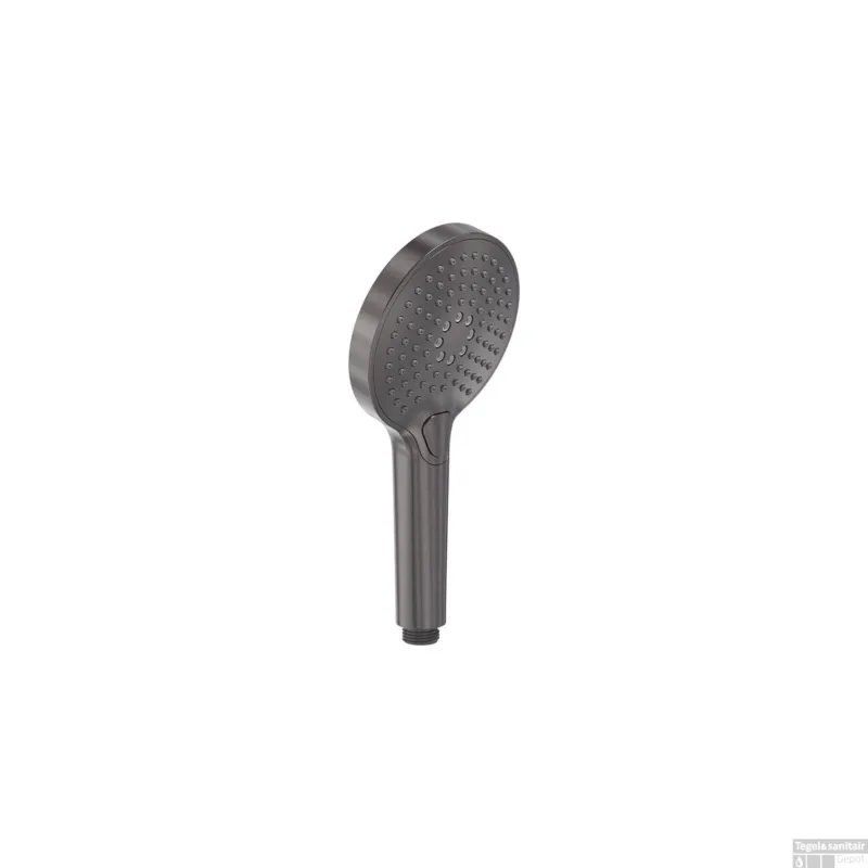 Direct Beschikbaar Handdouche MAY 3-Standen Met Antikalk Nozzles Geborsteld Carbon Black PVD