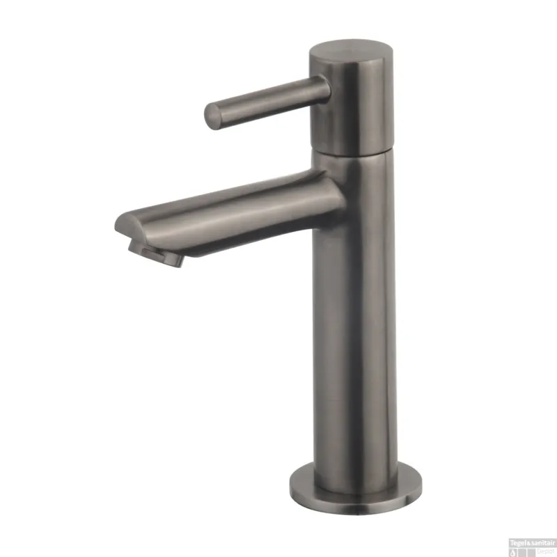Op = Op Fonteinkraan Wiesbaden Amador XL Hoog 1/2 Gunmetal