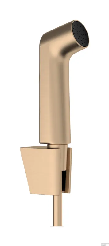 Hansgrohe bidethanddouche 1jet EcoSmart met Porter S douchehouder en doucheslang 125 cm, Brushed Bronze Bestel Nu