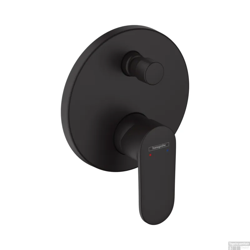 Afbouwdeel Inbouw Badmengkraan HansGrohe Vernis Blend Eengreeps Mat Zwart Laatste Versie