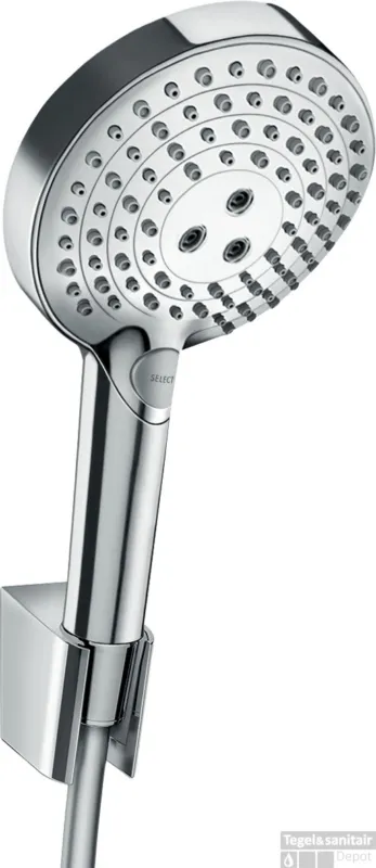 Aanbieding Hansgrohe Raindance Select S badset 120 3jet PowderRain met doucheslang 160 cm, chroom