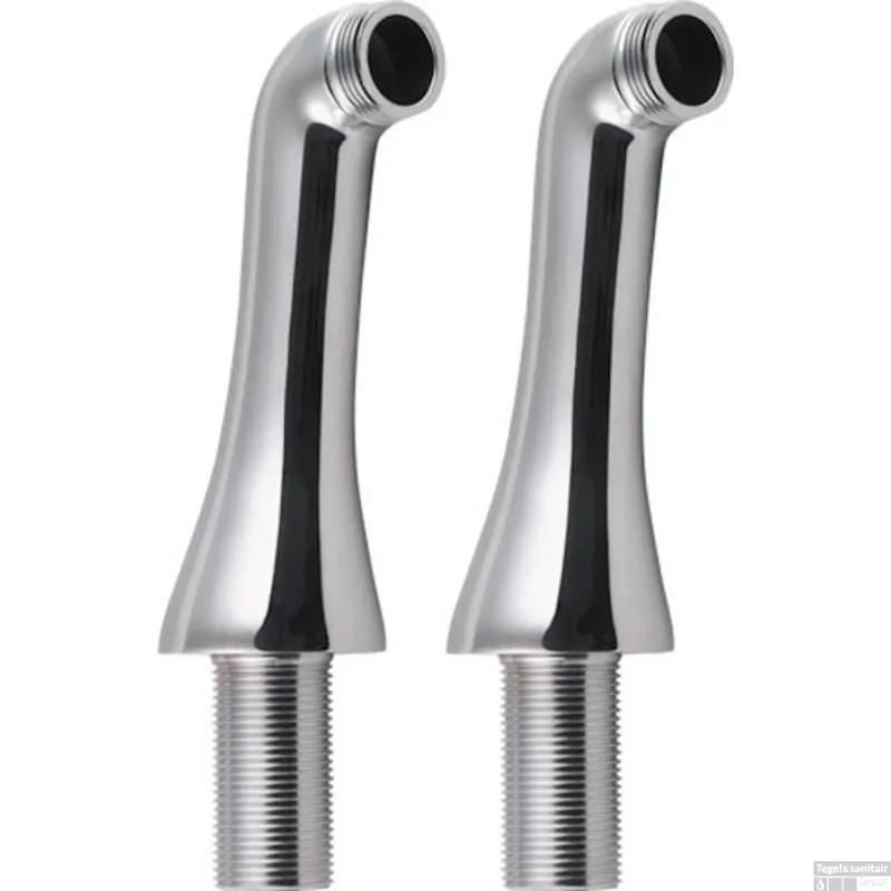 Snelle Levering Bad Mixer Dek Standaarden 2x Sapho Antea 14 cm Chroom