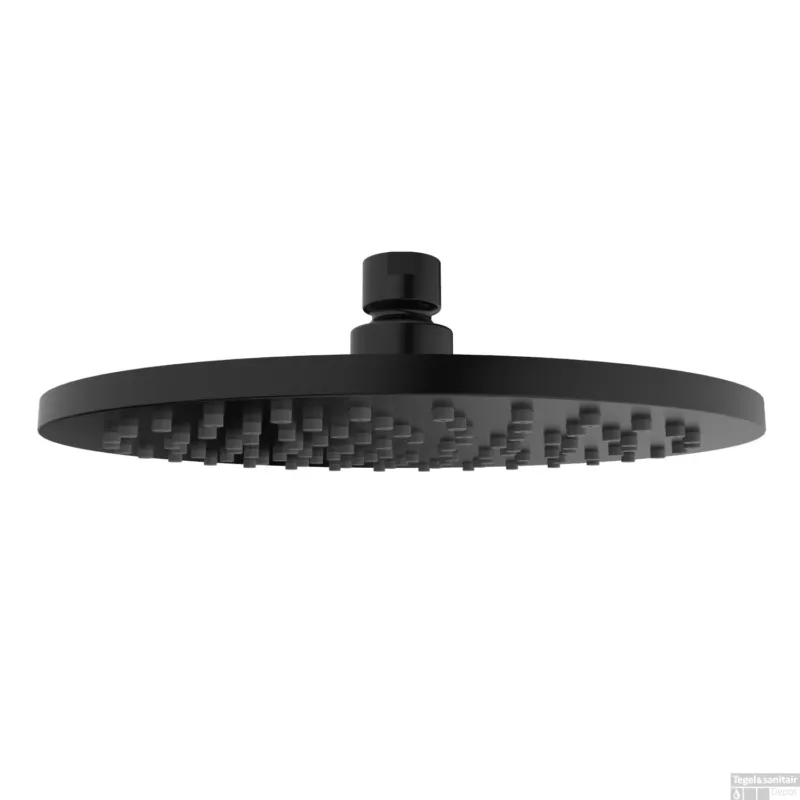 Op = Op BWS Hoofddouche Luxe Rond 20x20 cm Mat Zwart