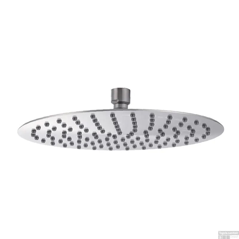 Hoofddouche rond 304-Ufo Wiesbaden RVS 25 cm Gereduceerde Prijs