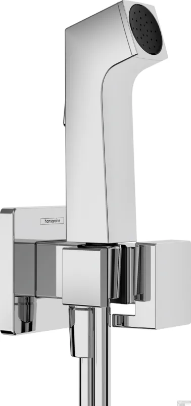 Hansgrohe bidethanddouche 1jet E EcoSmart voor koud water met douchehouder en doucheslang 125 cm, chroom Koop Vandaag