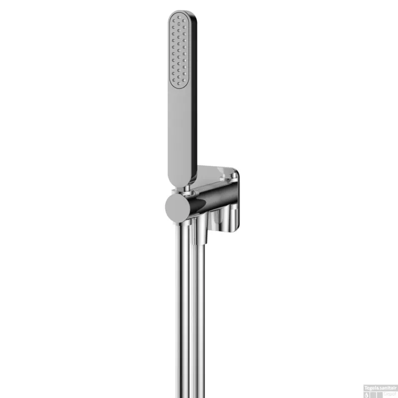 Seizoensaanbieding Handdouche Hotbath Gal Met Wandsteun Uitlaat Doucheslang 150 cm Chroom