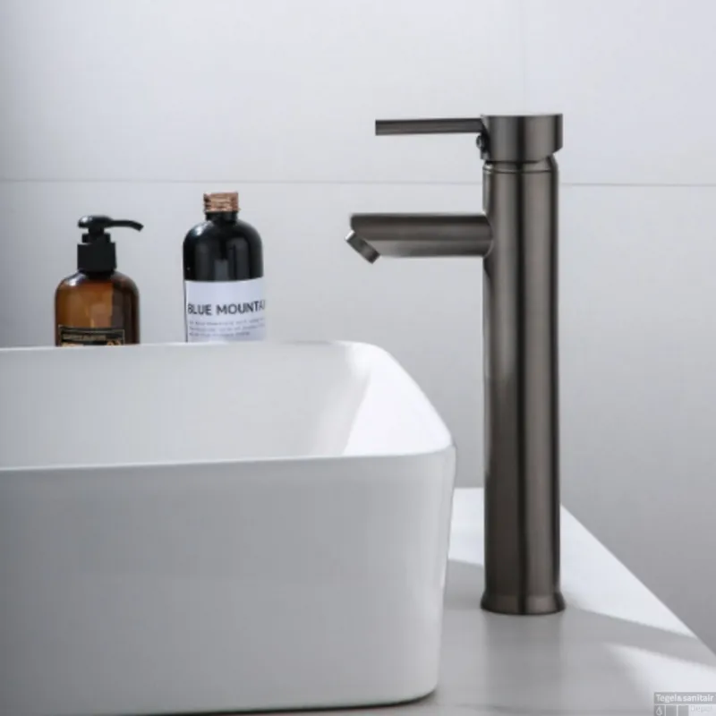 Voordeelprijs Wastafelkraan BWS Iron Verhoogd Gunmetal