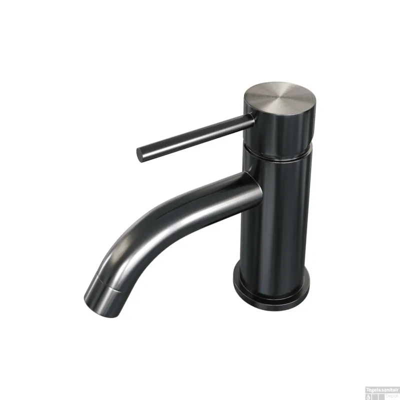 Weekendaanbieding Fonteinkraan Brauer Gunmetal Edition Gebogen Uitloop 1/2 Messing Gunmetal