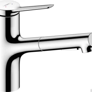Betaalbaar Hansgrohe Zesis M33 ééngreeps keukenmengkraan 150 uittrekbare vuistdouche 2jet, chroom