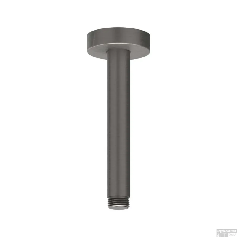 Populair Plafondbuis IVY 15 cm 1/2 Geborsteld Metal Black PVD