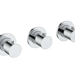 Exclusieve Aanbieding Afbouwdeel Thermostatische Douchekraan Wiesbaden Caral Met 2 Stopkranen Chroom