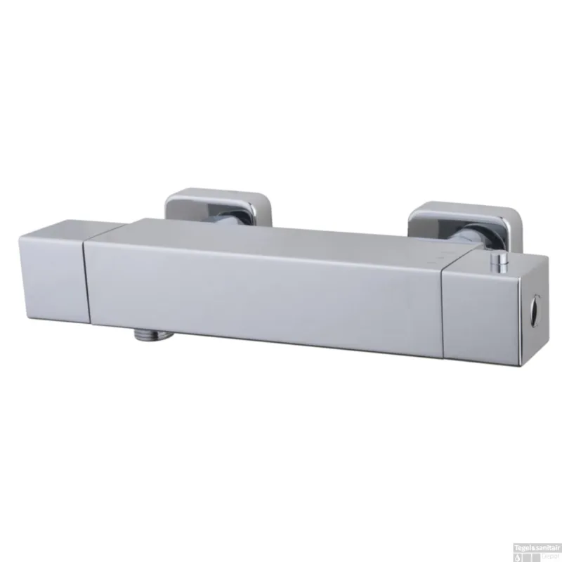 Rechtstreeks Van De Fabrikant Douchethermostaat Eco Rombo 28cm Chroom