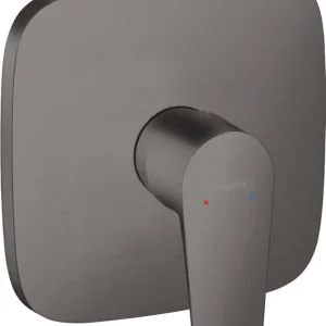 Hansgrohe Talis E ééngreeps douchemengkraan afbouwdeel, Brushed Black Chrome Koop Vandaag