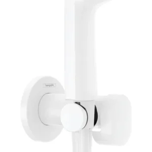 Tijdelijk Beschikbaar Hansgrohe bidethanddouche 1jet EcoSmart voor warm water met douchehouder en doucheslang 125 cm, mat wit