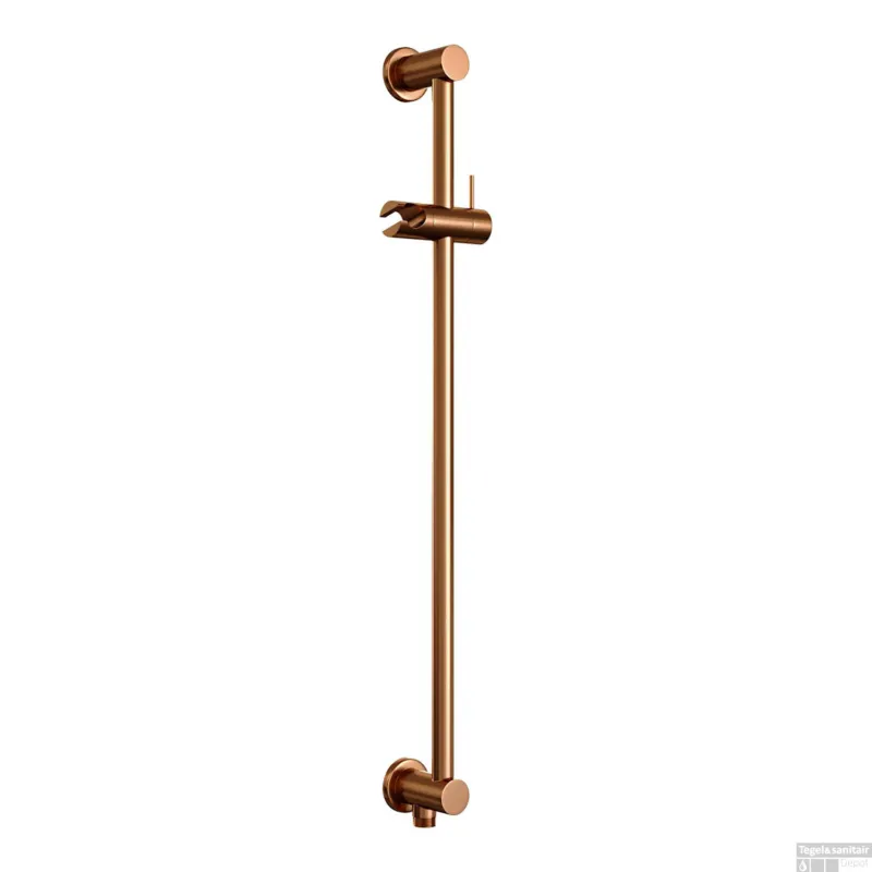 Glijstang Brauer Copper 70 cm Met Wandaansluitbocht Koper Favoriet