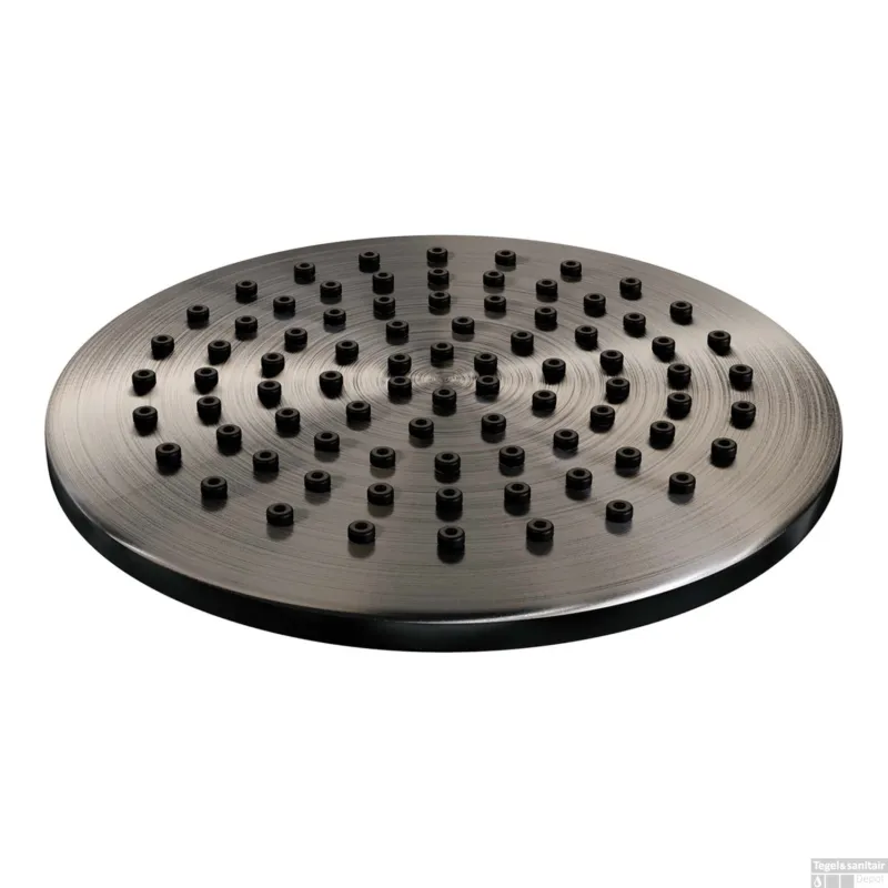 Regendouche Kop Brauer Gunmetal Edition 20 cm Geborsteld Gunmetal Korting