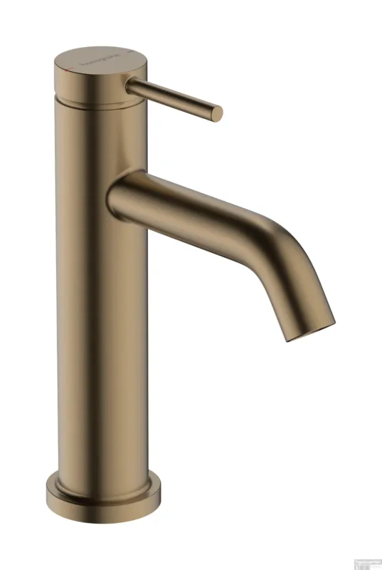 Must-Have Hansgrohe Tecturis S ééngreeps wastafelkraan 110 met PopUp trekwaste, Brushed Bronze