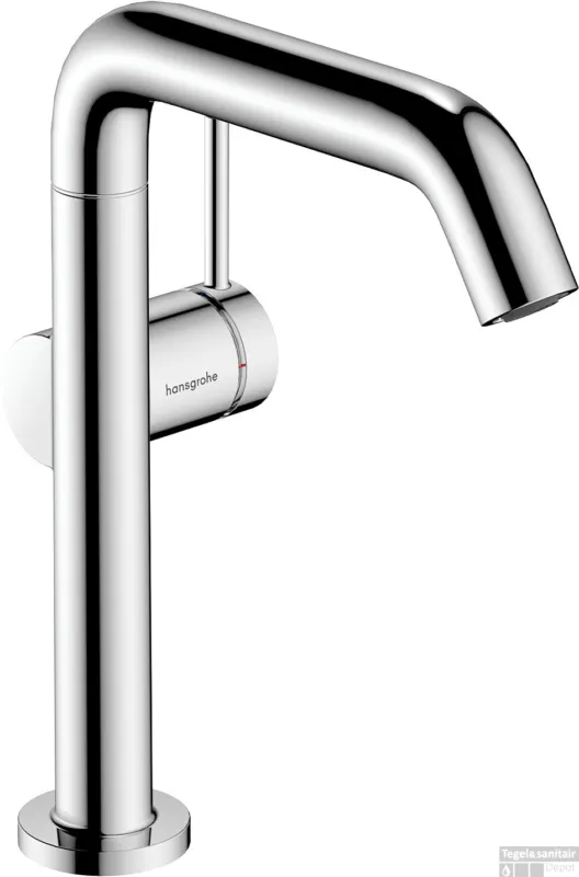 Uitverkoop Hansgrohe Tecturis S ééngreeps wastafelkraan 210 Fine CoolStart met draaibare uitloop en PushOpen afvoerplug, chroom