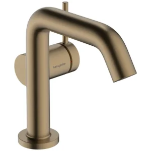 Beperkt Aanbod Hansgrohe Tecturis S ééngreeps wastafelkraan 110 Fine CoolStart zonder waste, Brushed Bronze