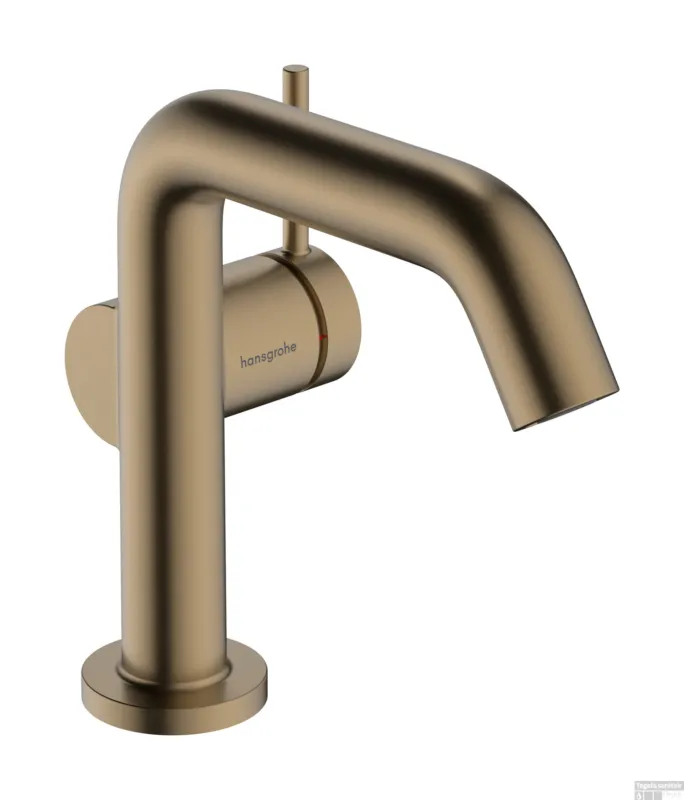 Beperkt Aanbod Hansgrohe Tecturis S ééngreeps wastafelkraan 110 Fine CoolStart zonder waste, Brushed Bronze