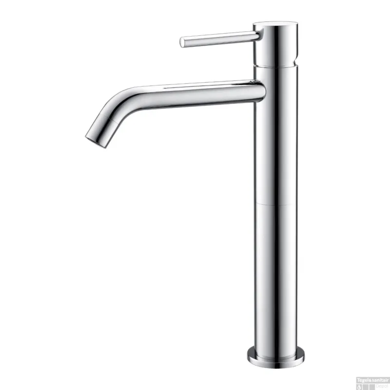 Wastafelmengkraan Opbouw Wiesbaden Style XL Uitloop 19.5 cm 1-hendel Chroom Seizoensaanbieding
