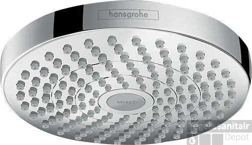 Hansgrohe Croma Select S hoofddouche 180 2jet EcoSmart, chroom Voordeelprijs