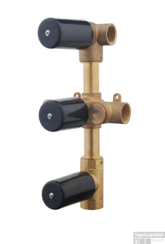 Inbouwdeel 3-wegs douchethermostaat Speciale Aanbieding