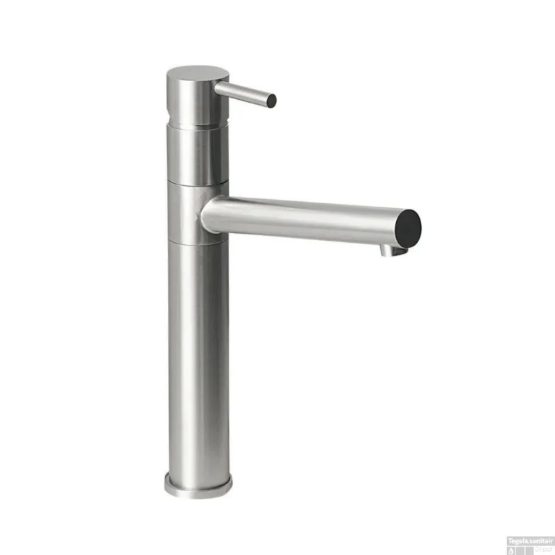 Keukenmengkraan Sapho Minimal 1-hendel Recht 30.2 cm RVS Op = Op
