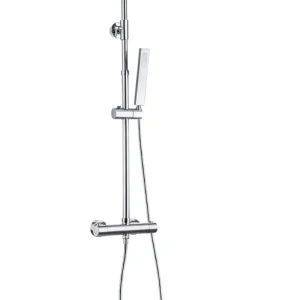 Lage Kosten Regendouche Wiesbaden Rombo Eco Twenty Opbouwset Thermostaatkraan 20cm Chroom