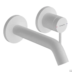 Dagaanbieding Hansgrohe Tecturis S ééngreeps wastafelkraan inbouw voor wandmontage, met uitloop 16,5 cm, mat wit