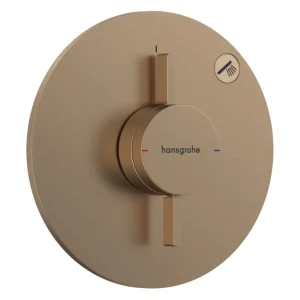 Betaalbaar Hansgrohe DuoTurn S kraan inbouw voor 1 functie, Brushed Bronze