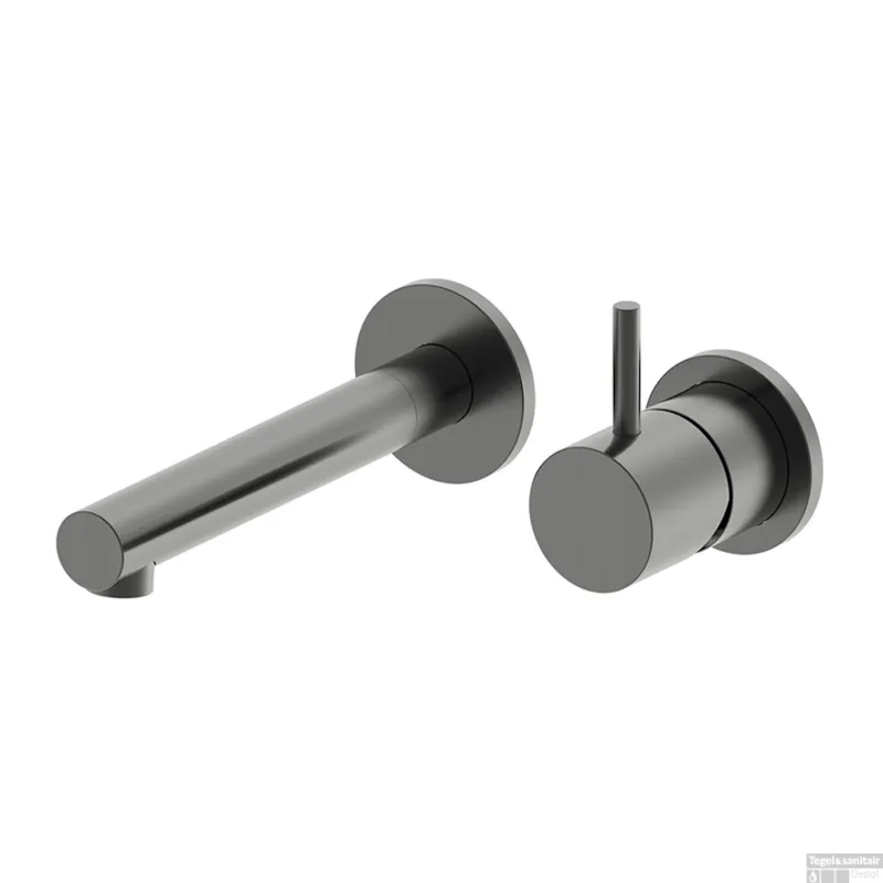 Rechtstreeks Van De Fabrikant Wastafelkraan Inbouw BWS Exclusive Mengkraan 1-hendel Gunmetal