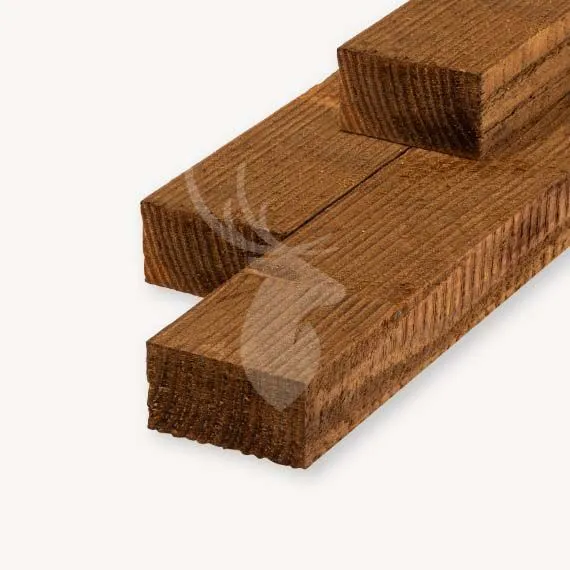 Douglas balk | bruin geïmp. | 7x12 cm | 300 cm Favoriet