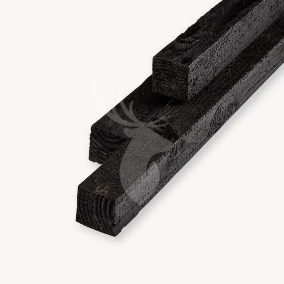Must-Have Douglas balk | zwart - RAL9005 | 5x5 cm | 300 cm
