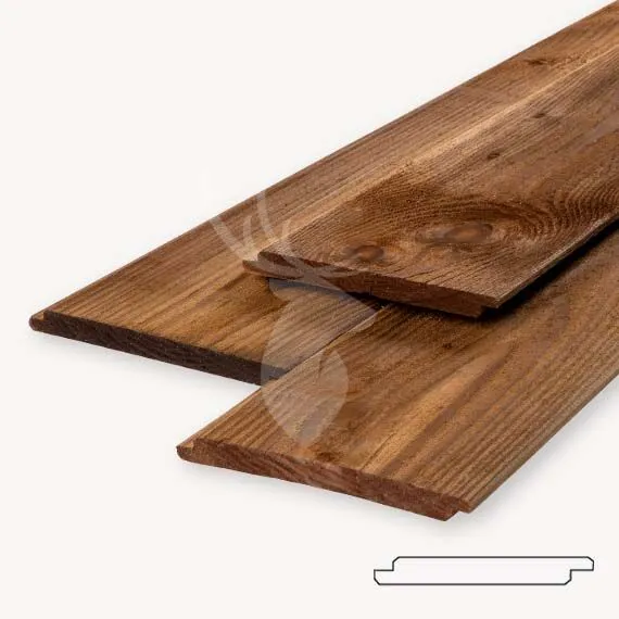 Weekendaanbieding Douglas halfhout rabat | bruin geïmp. | 2x19,5 cm | 300 cm