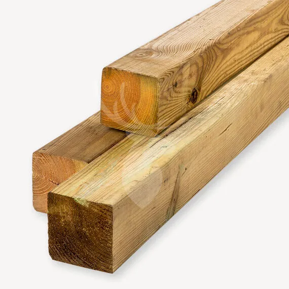 Dagaanbieding Vuren paal | groen geïmp. | 8,8x8,8 cm | 100 cm