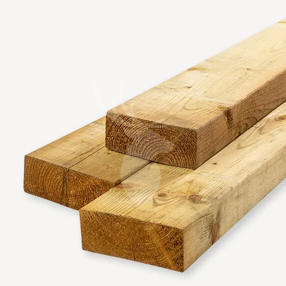 Vuren balk | groen geïmp. | 7x17 cm | 300 cm Gereduceerde Prijs