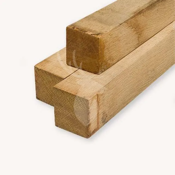 Eiken paal | 10x10 cm | 200 cm Superprijs