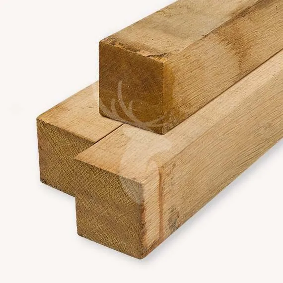 Koop Online Eiken paal | 15x15 cm | 200 cm