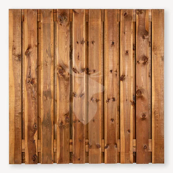 Meest Verkocht Tuinscherm Garderen 19+2 | bruin grenen | 130x180 cm