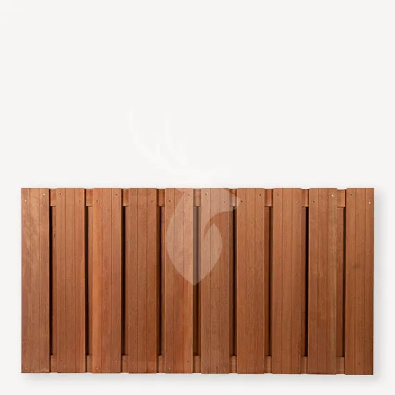 Actieprijs Afbouwscherm Blaricum 19+2 | hardhout | 180/90x180 cm