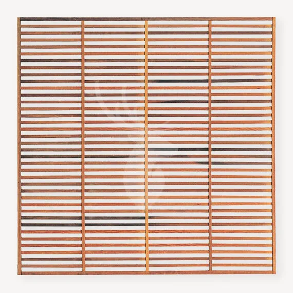Beperkt Aanbod Trellis met kader | luxe horizontaal | hardhout | 180x180 cm