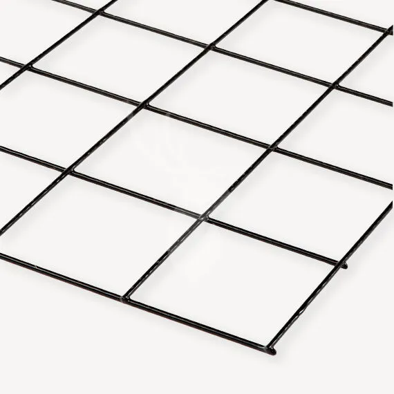 Superprijs Gaaspaneel | maas 10x10 cm | zwart glad | 180x180 cm