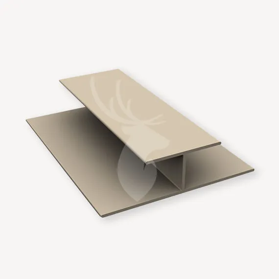 Nieuw Durasid kunststof verbindingsprofiel | creme | 300 cm | 5st.